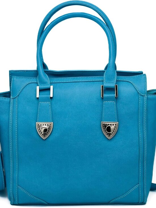 Handbags - Conceal Carry Tote Bag - Large & Fashionable Purses for Women with Multiple Pock